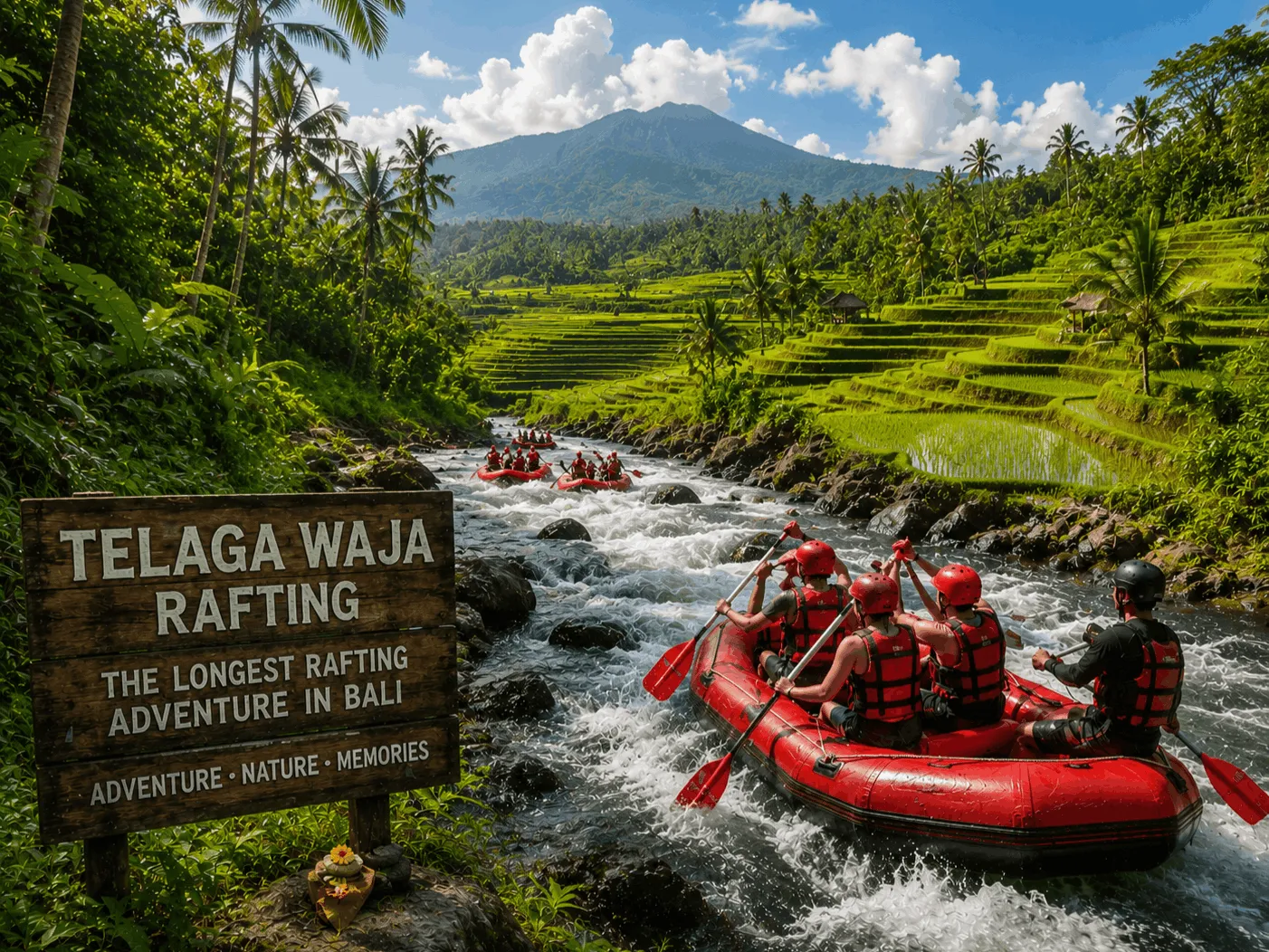 Telaga Waja Rafting Adventure with Lunch & Transfer