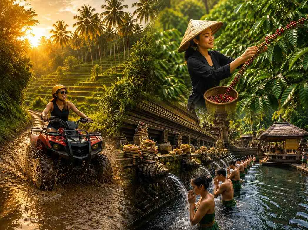 Bali ATV Adventure & Culture – Quad Bike, Coffee Plantation & Tirta Empul Temple