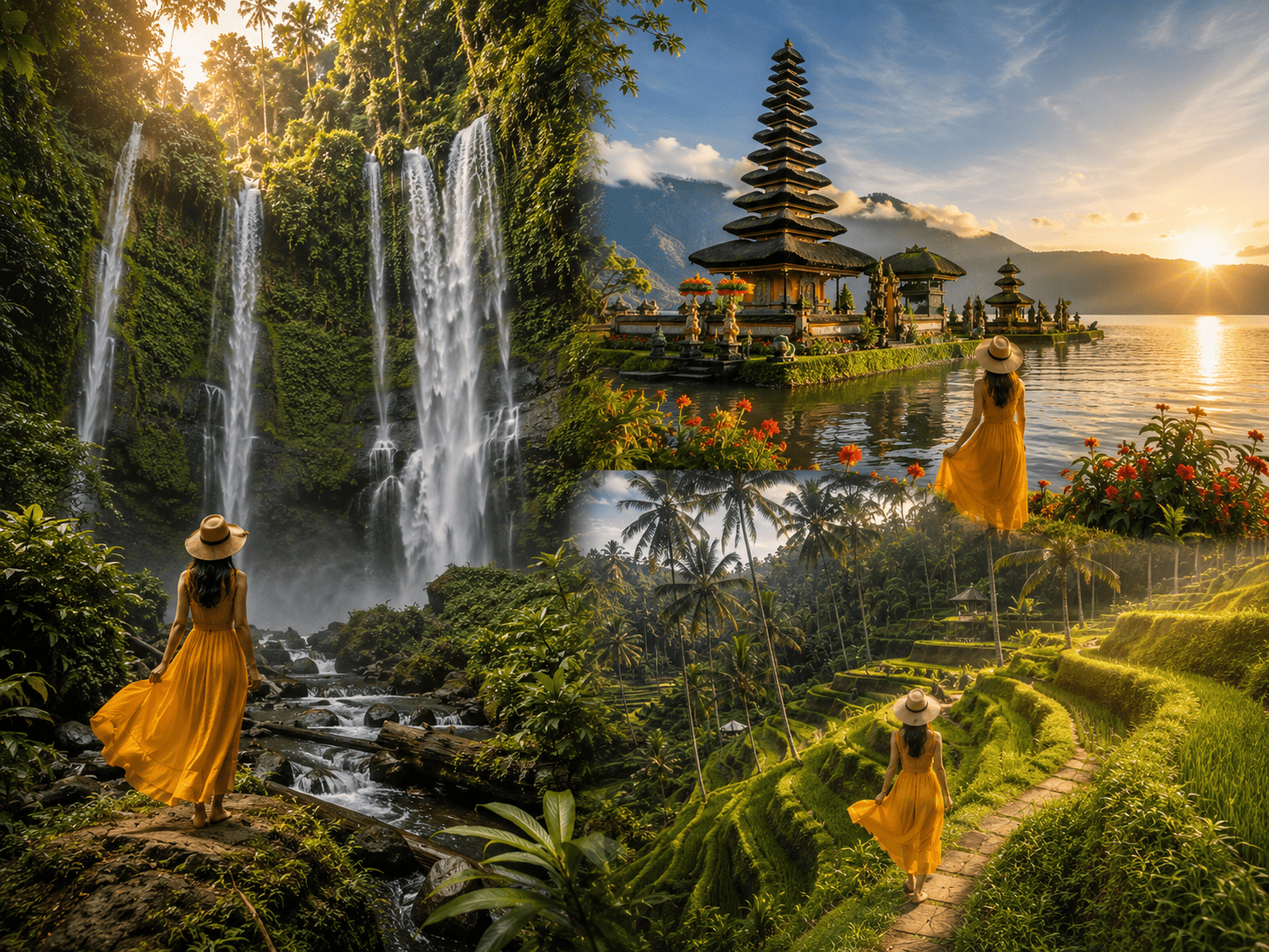 Bali North & Highland Trail – Sekumpul Waterfall, Ulun Danu Temple & Jatiluwih Rice Terrace