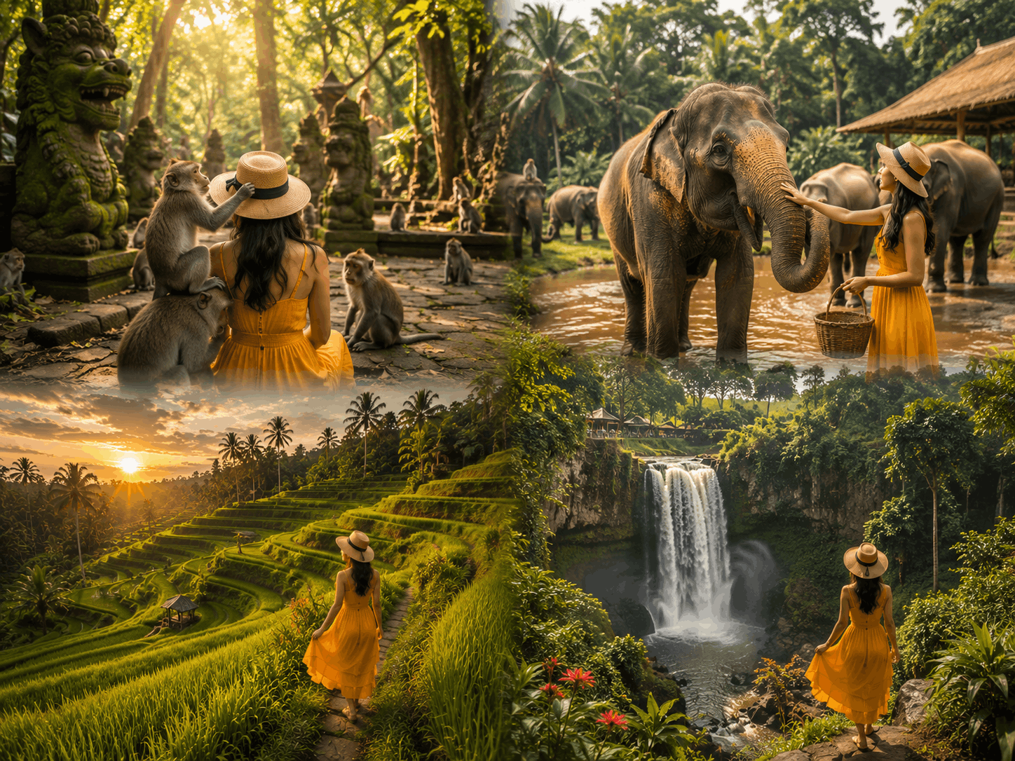Ubud Monkey Forest and Elephant Sanctuary Tour