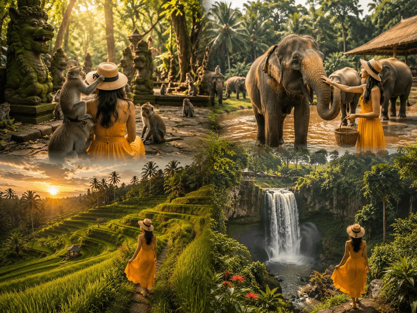 Ubud Monkey Forest and Elephant Sanctuary Tour
