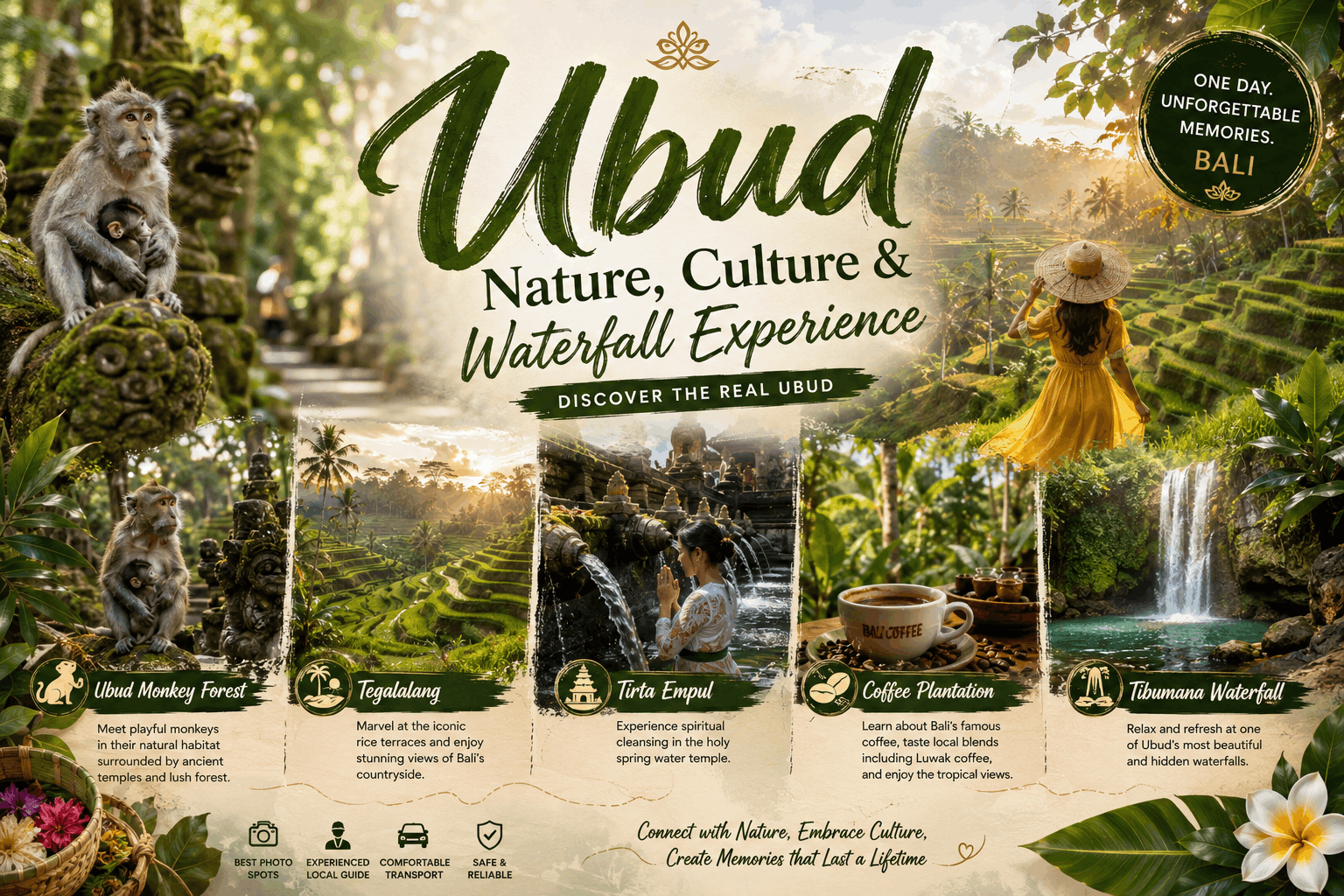 Ubud Nature, Culture & Waterfall Experience