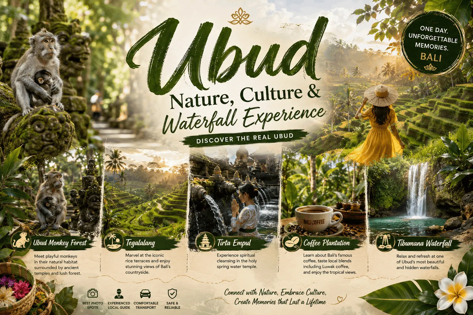 Ubud Nature, Culture & Waterfall Experience