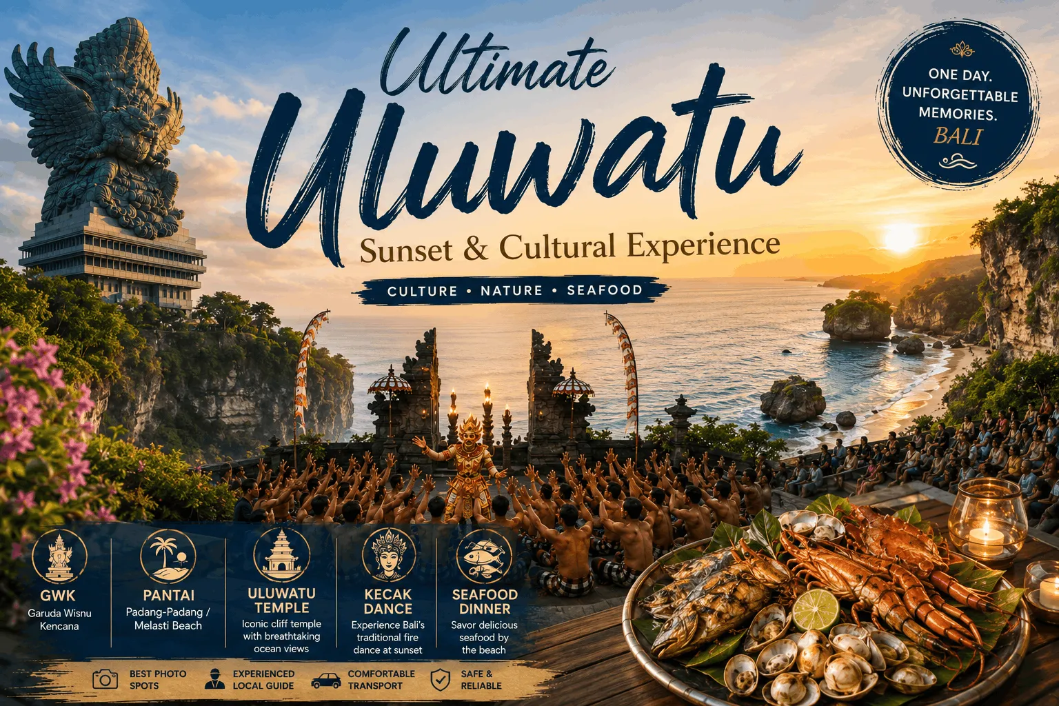 Ultimate Uluwatu Sunset & Cultural Experience